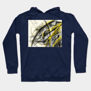 mechanical eye of the architectural sky ecopop wallpaper art Hoodie